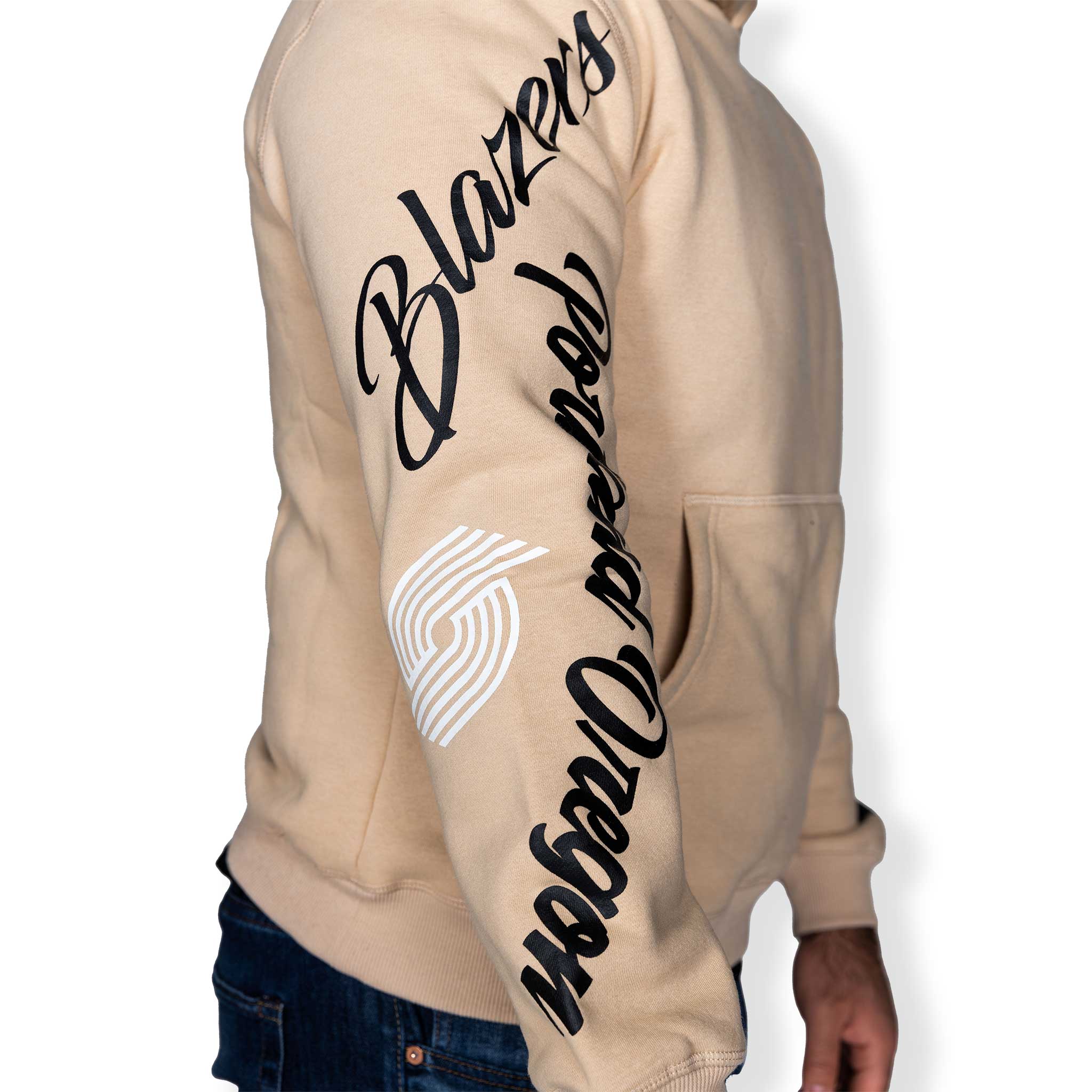 Portland Trail Blazers Wild Collective Busy Sleeves Hoodie