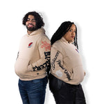 Portland Trail Blazers Wild Collective Busy Sleeves Hoodie