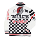 Portland Trail Blazers Wild Collective Checkered Jacquard Sweater