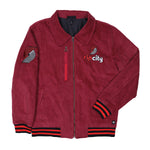 Portland Trail Blazers Wild Collective Corduroy Bomber Jacket - Rip City Clothing