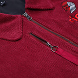 Portland Trail Blazers Wild Collective Corduroy Bomber Jacket - Rip City Clothing