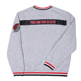 Portland Trail Blazers Wild Collective Gray Quilted Bomber Jacket