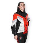 Portland Trail Blazers Wild Collective Striped Track Jacket - Rip City Clothing