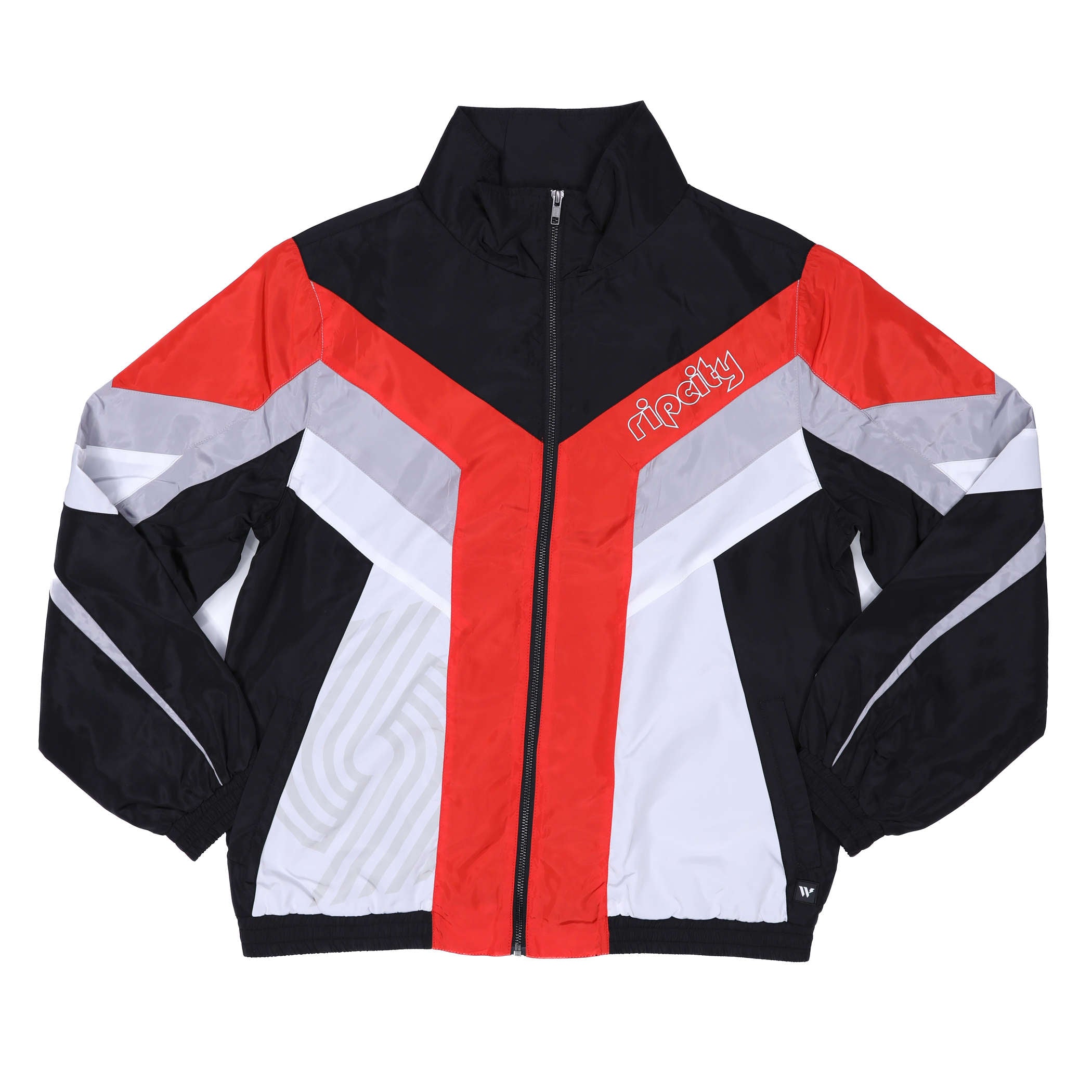 Portland Trail Blazers Wild Collective Striped Track Jacket - S - 