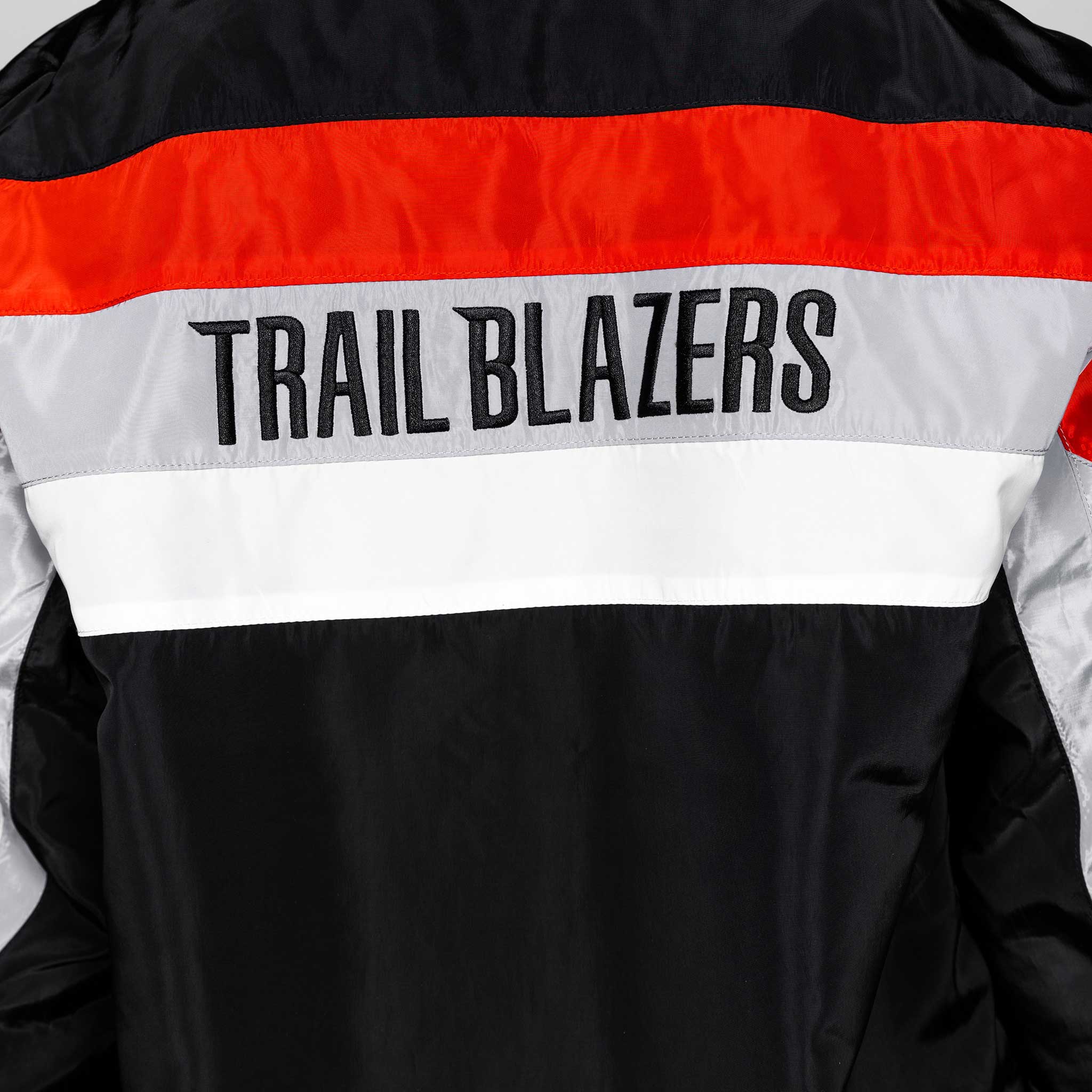 Portland Trail Blazers Wild Collective Striped Track Jacket - S - 