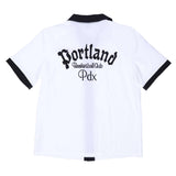 Portland Trail Blazers Wild Collective White Bowling Shirt - Rip City Clothing