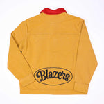 Portland Trail Blazers Wild Collective Women's Mustard Denim Jacket - Rip City Clothing