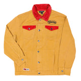 Portland Trail Blazers Wild Collective Women's Mustard Denim Jacket - Rip City Clothing