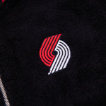 Portland Trail Blazers Wild Collective Women's Reversible Sherpa Bomber Jacket - Rip City Clothing