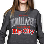 Portland Trail Blazers Wild Collective Women's Ribbed Crop Top - Rip City Clothing