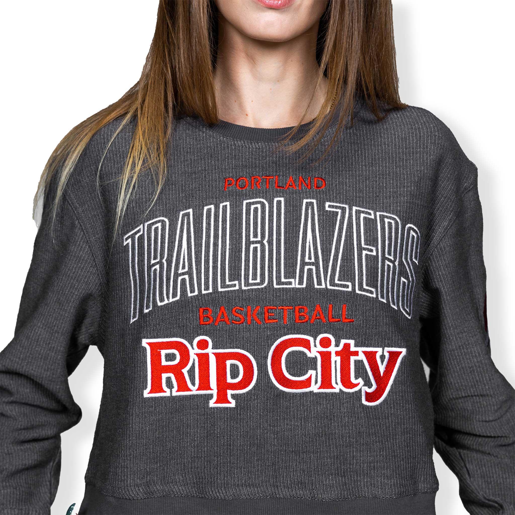 Portland Trail Blazers Wild Collective Women's Ribbed Crop Top - Rip City Clothing