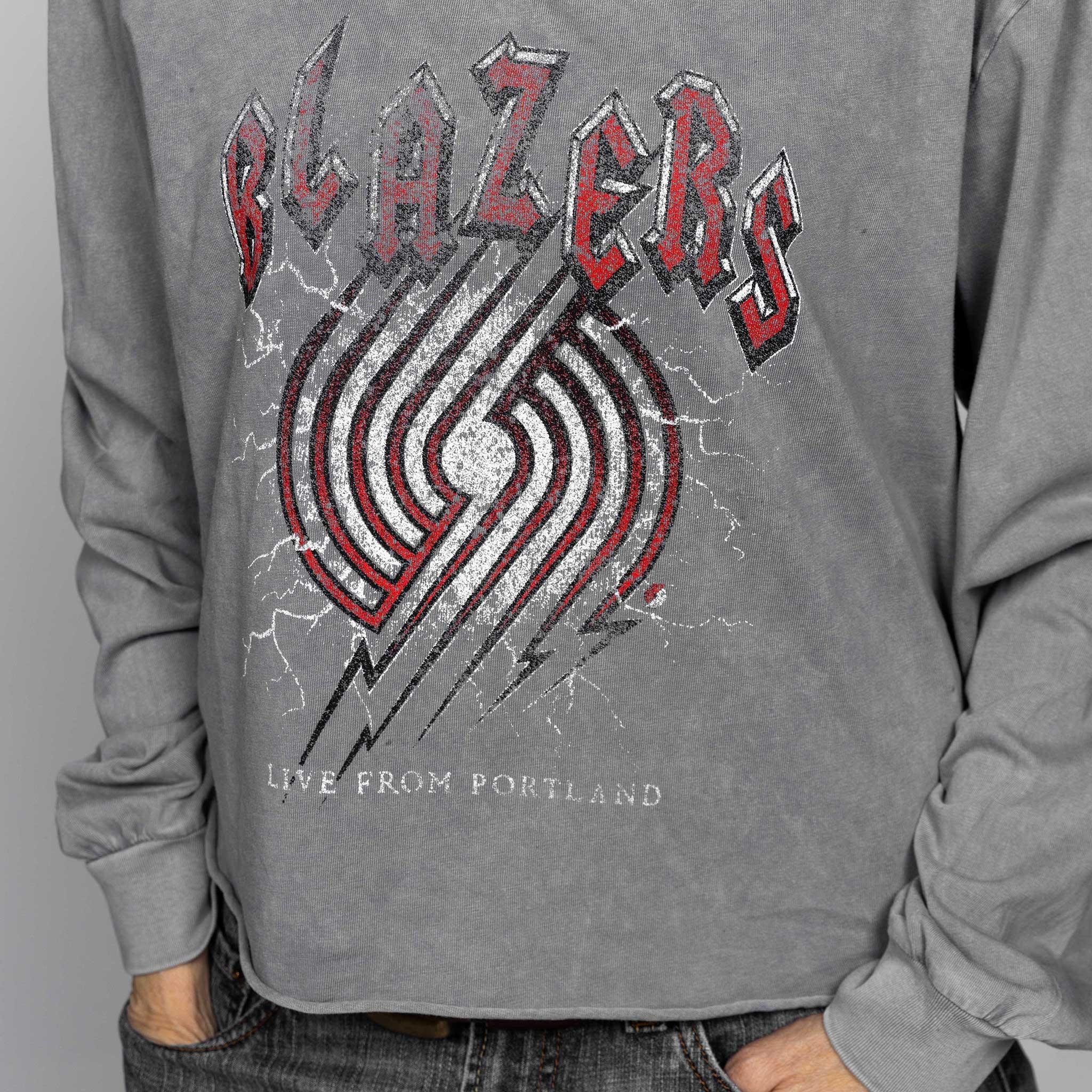 Portland Trail Blazers Wild Collective Women's Rock Crop Top - Rip City Clothing