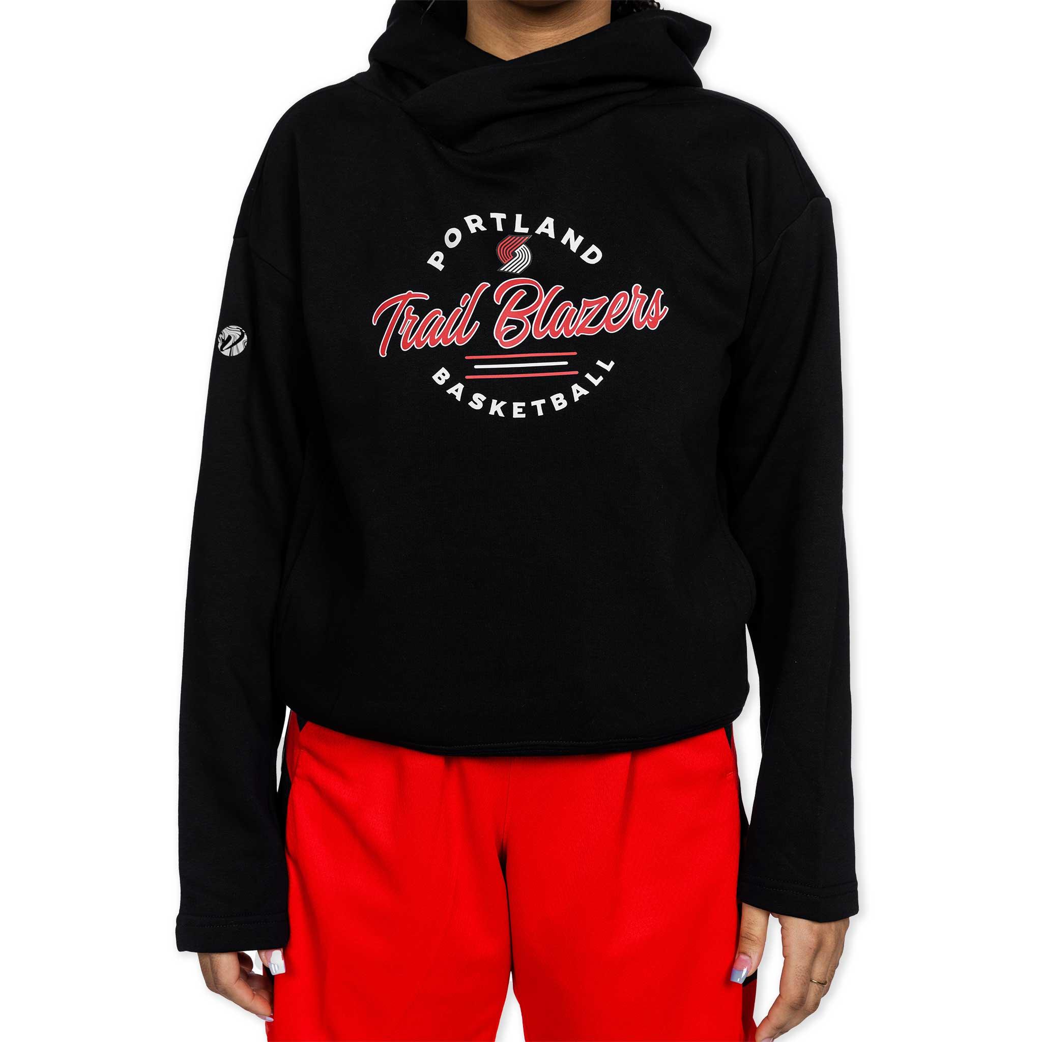 Portland Trail Blazers Women's Black Evian Hoodie - Rip City Clothing