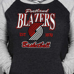 Portland Trail Blazers Women's New Era Throwback Hoodie - XS - 