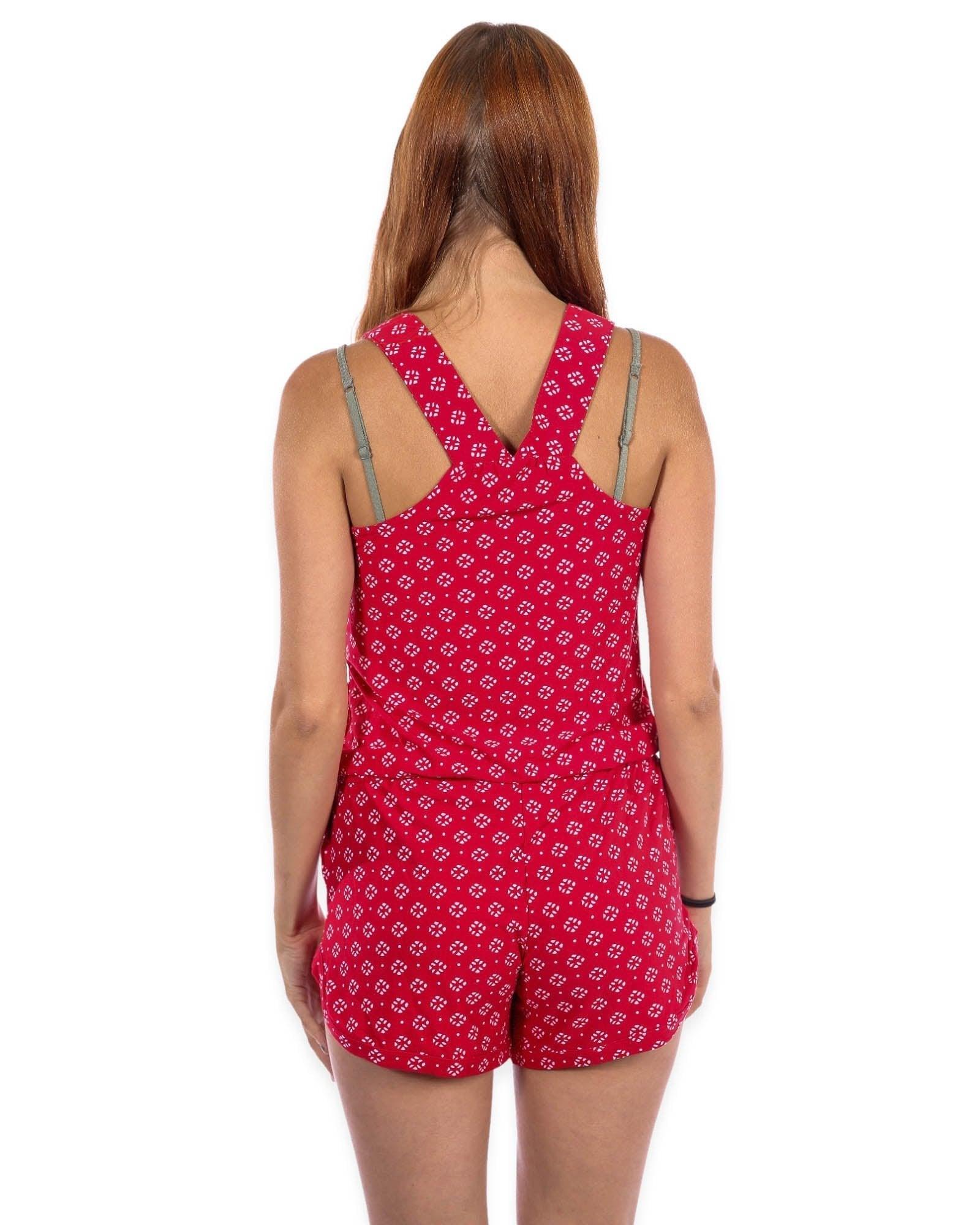 Portland Trail Blazers Women's Red Cloud Romper - Rip City Clothing