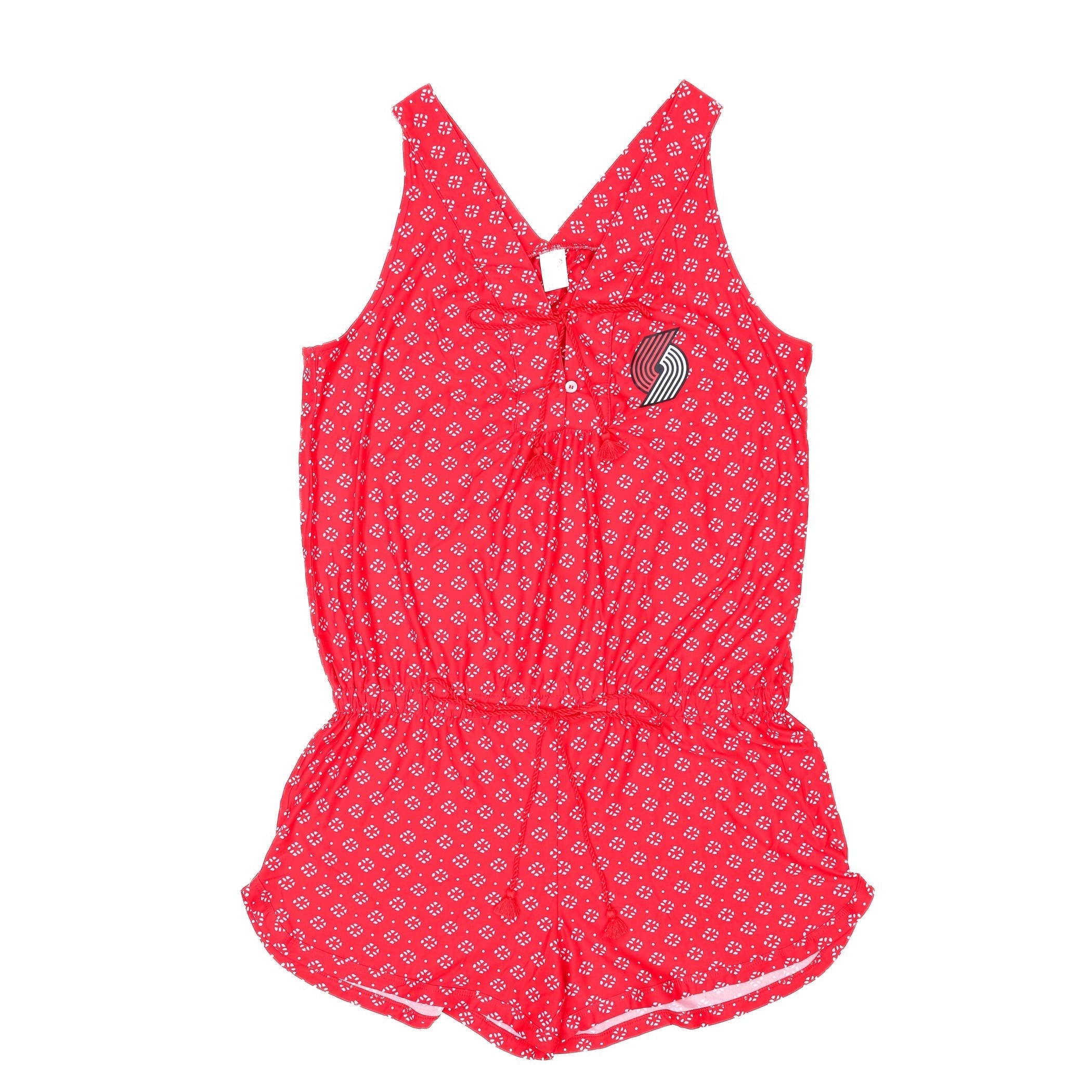 Portland Trail Blazers Women's Red Cloud Romper - XS - 