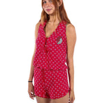 Portland Trail Blazers Women's Red Cloud Romper - Rip City Clothing