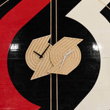 Portland Trail Blazers x Kevin Concepts Wood Pinwheel Clock