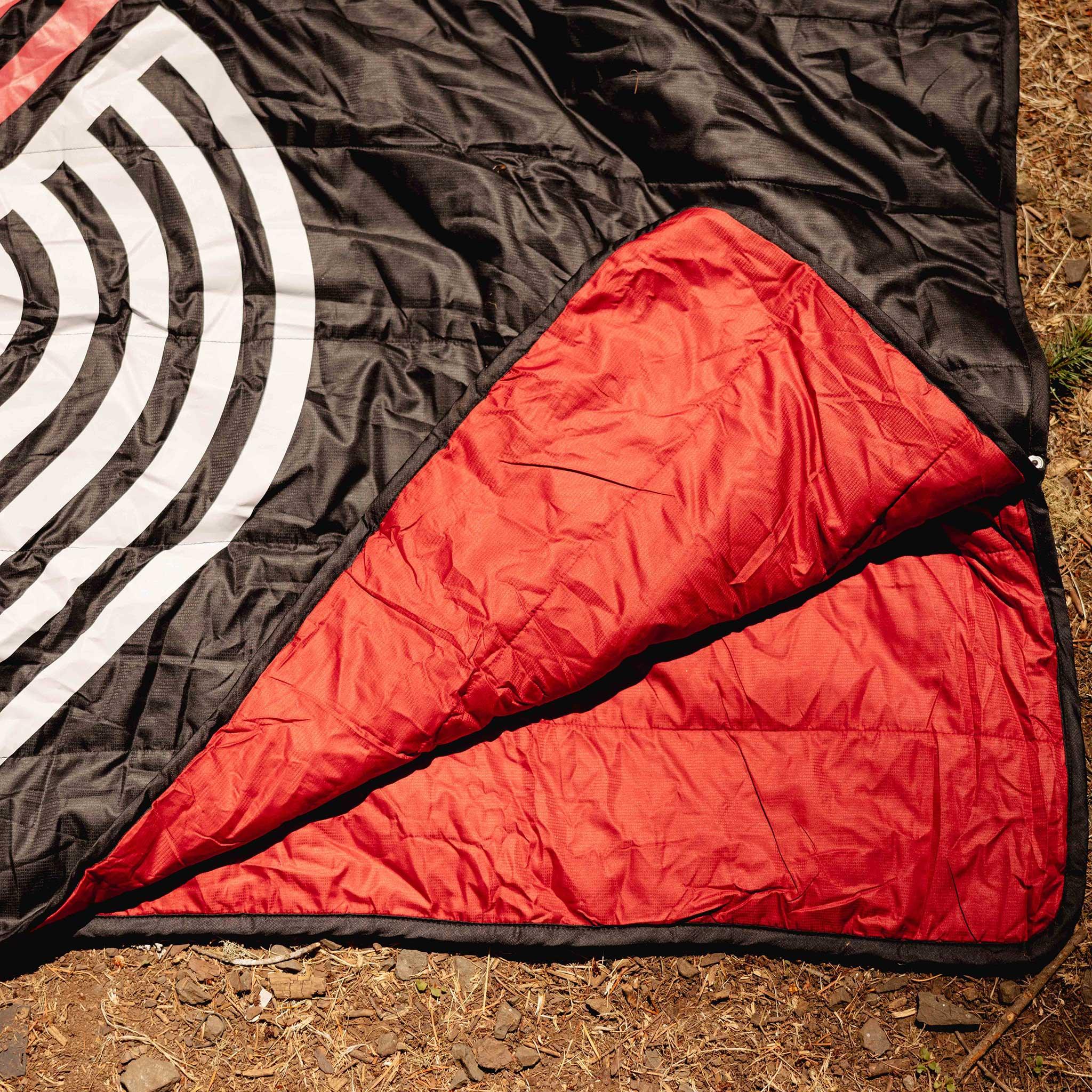 Portland Trail Blazers x Poler Reversible Camp Blanket - Rip City Clothing