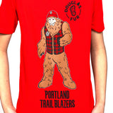 Portland Trail Blazers Youth Douglas Fur Mascot Red T-shirt