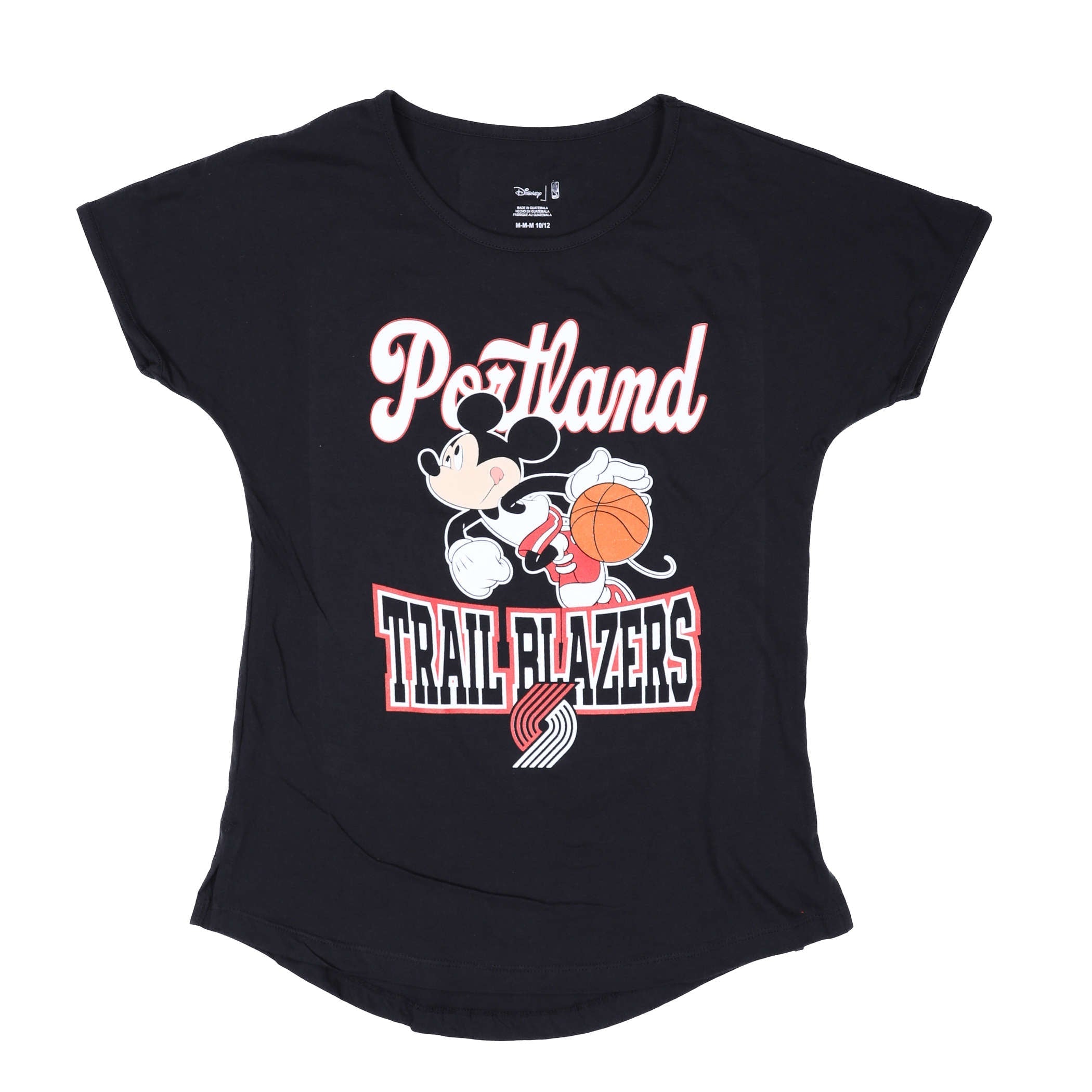 Portland Trail Blazers Youth Girls Disney Game Time Tee - Youth S - 