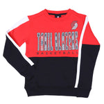 Trail Blazers Colorblock Strongside Crewneck - Rip City Clothing