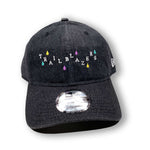 Trail Blazers New Era Droplets Black Denim Strapback Cap - Rip City Clothing