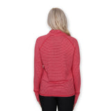 Trail Blazers New Era Women's Space Dye 1/4 Zip Pullover