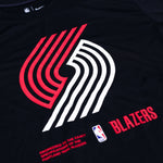 Trail Blazers Nike Logo Pregame Long Sleeve T - Shirt - XS - 
