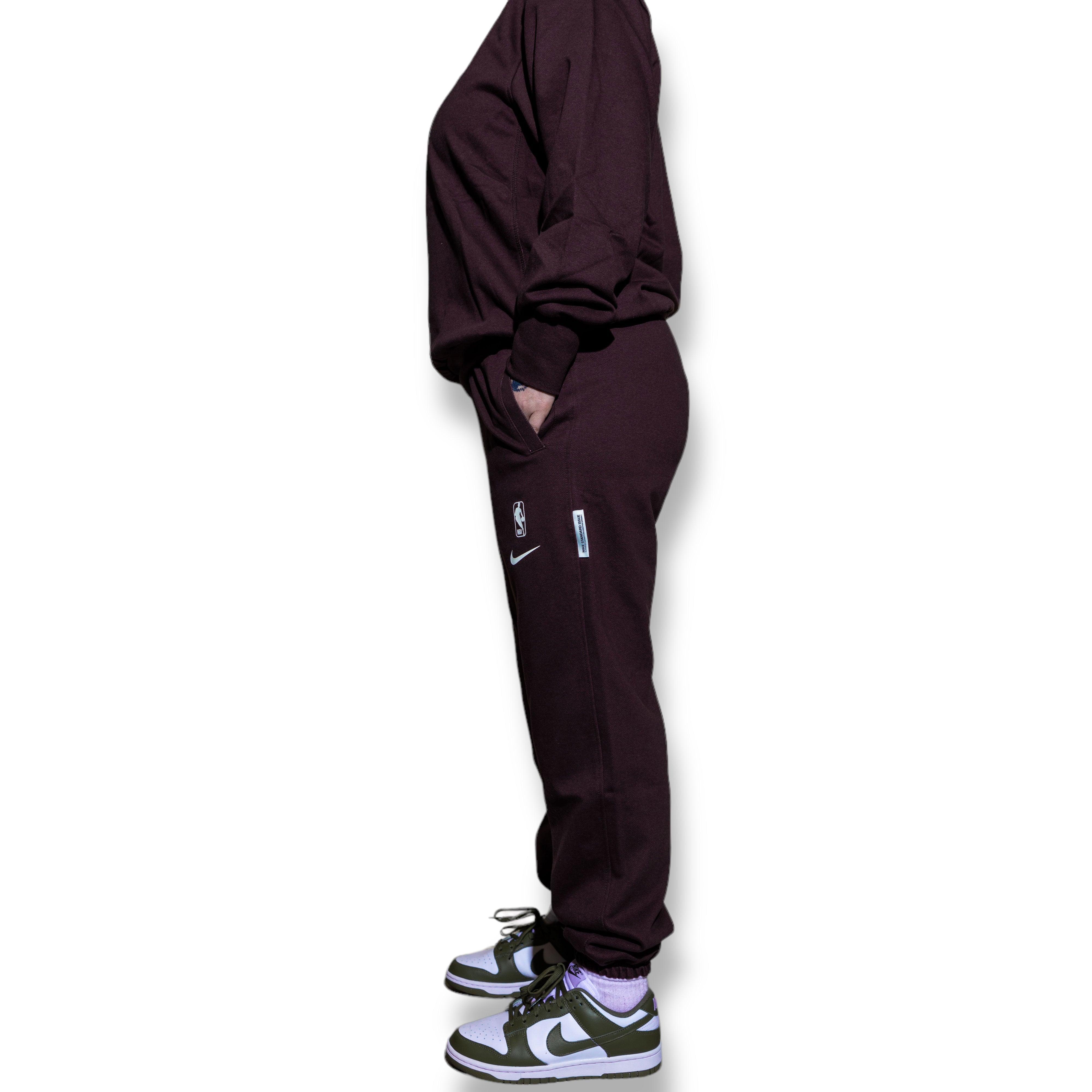 Trail Blazers Nike Team Brown Standard Issue Brown Sweat Pants - Rip City Clothing