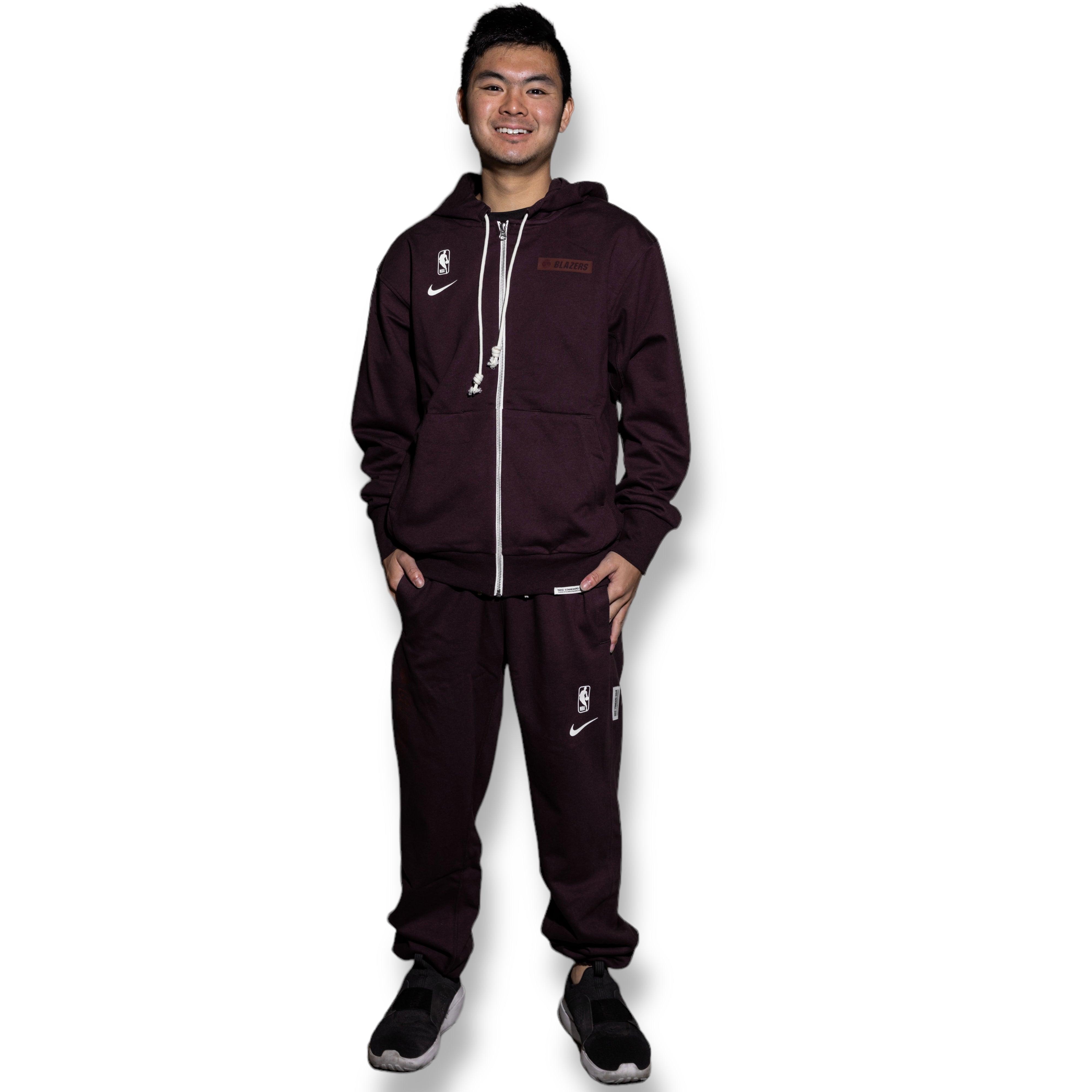 Trail Blazers Nike Team Brown Standard Issue Brown Sweat Pants - Rip City Clothing