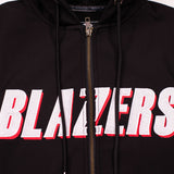 Trail Blazers Official League Retro Coaches Hooded Rain Jacket
