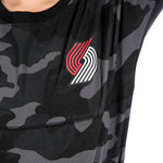 Trail Blazers Women's New Era Camo Long Sleeve T-Shirt - Rip City Clothing