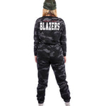 Trail Blazers Women's New Era Camo Long Sleeve T-Shirt - Rip City Clothing